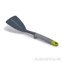 Joseph Joseph 10174 Elevate Nylon Slotted Turner with Integrated Tool Rest  One-Size  Gray/Green - B07FM9BGX4